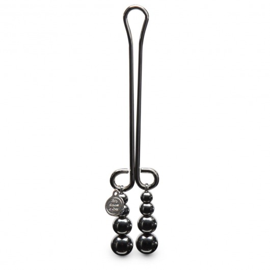 Зажим для клитора с бусинами Just Sensation Beaded Clitoral Clamp - Fifty Shades of Grey - купить с доставкой в Челябинске