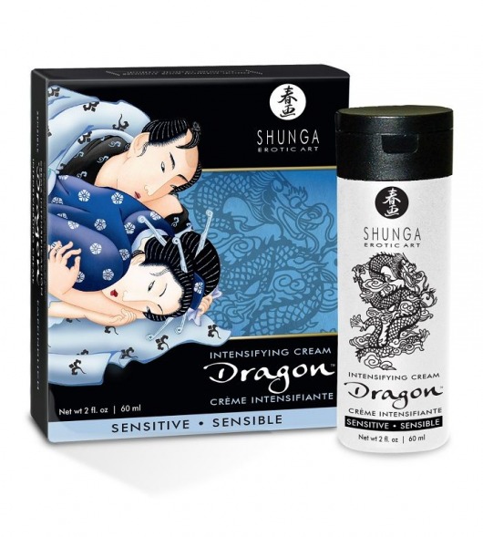 Интимный мужской крем SHUNGA DRAGON SENSITIVE - 60 мл. - Shunga - купить с доставкой в Челябинске