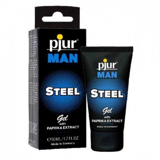Эрекционный гель для пениса pjur MAN Steel Gel - 50 мл. - Pjur - купить с доставкой в Челябинске