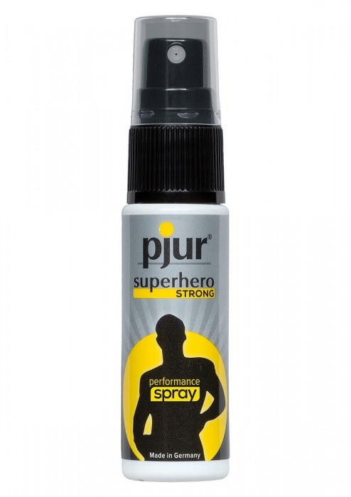 Спрей-пролонгатор длительного действия pjur SUPERHERO Strong Spray - 20 мл. - Pjur - купить с доставкой в Челябинске