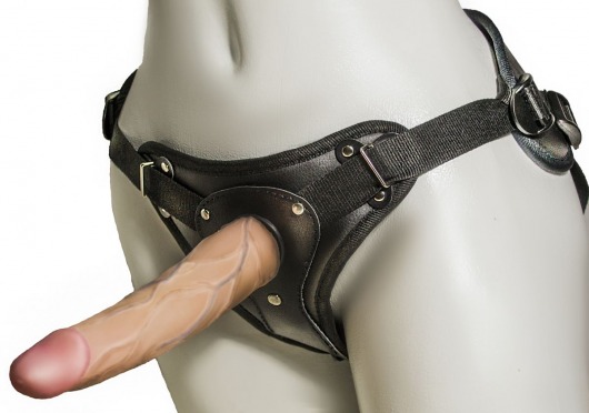 Женский страпон с вагинальной пробкой Woman Strap - 18 см. - LOVETOY (А-Полимер) - купить с доставкой в Челябинске