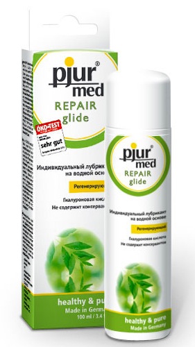Регенирирующий лубрикант с гиалуроновой кислотой pjur MED Repair glide - 100 мл. - Pjur - купить с доставкой в Челябинске