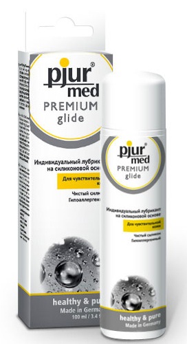 Гипоаллергенный силиконовый лубрикант pjur MED Premium glide - 100 мл. - Pjur - купить с доставкой в Челябинске