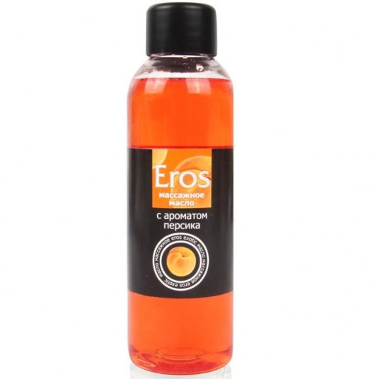 Массажное масло Eros exotic с ароматом персика - 75 мл. - Биоритм - купить с доставкой в Челябинске