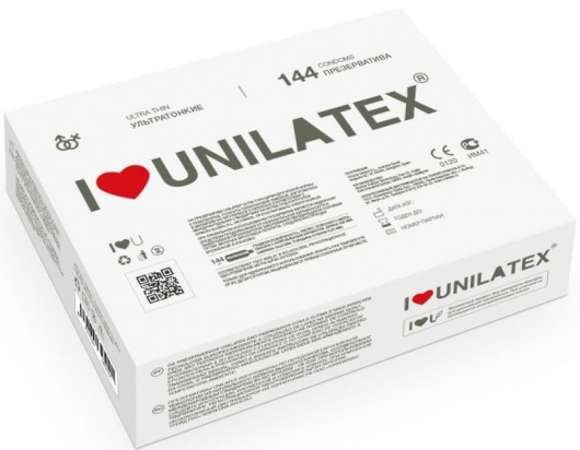 Ультратонкие презервативы Unilatex Ultra Thin - 144 шт. - Unilatex - купить с доставкой в Челябинске