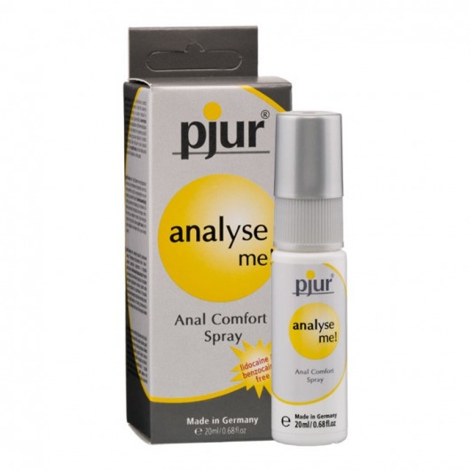Обезболивающий анальный спрей pjur ANALYSE ME - 20 мл. - Pjur - купить с доставкой в Челябинске