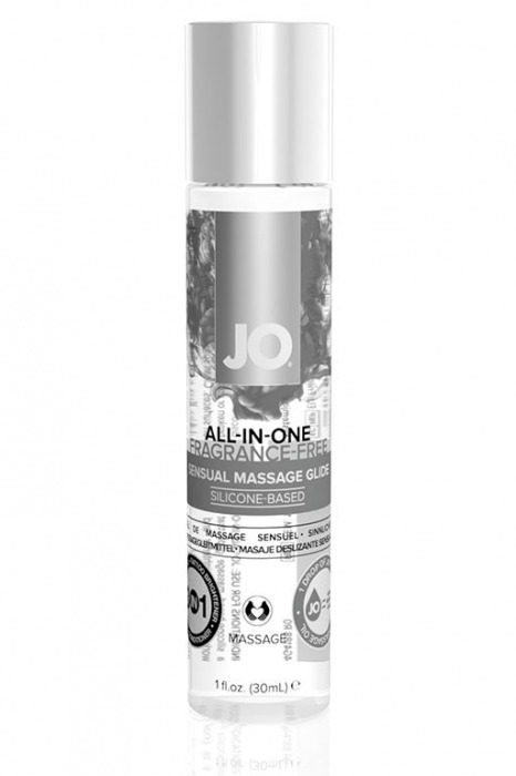 Массажный гель ALL-IN-ONE Massage Oil Sensual нейтральный - 30 мл. - System JO - купить с доставкой в Челябинске