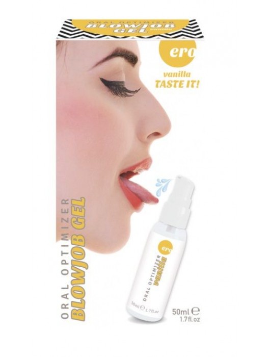 Увлажняющий гель для орального секса с ароматом ванили - 50 мл. - Ero - купить с доставкой в Челябинске