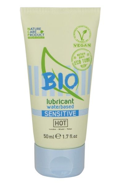 Органический лубрикант для чувствительной кожи Bio Sensitive - 50 мл. - HOT - купить с доставкой в Челябинске