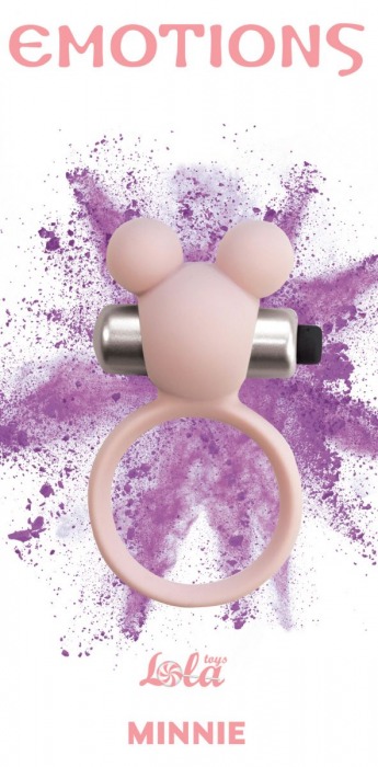 Розовое эрекционное виброколечко Emotions Minnie Light pink - Lola Games - в Челябинске купить с доставкой