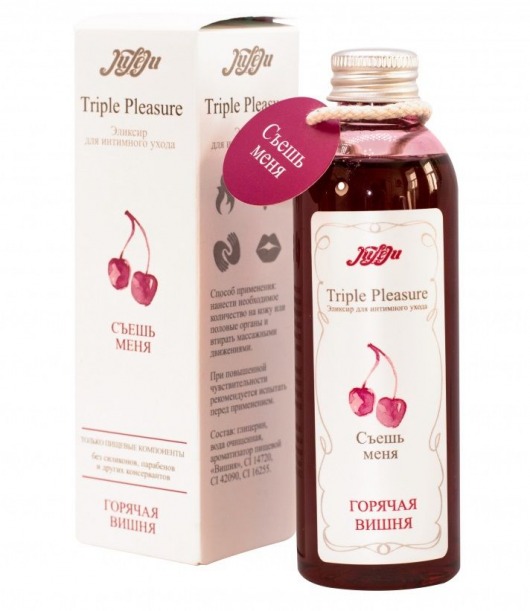 Эликсир Triple Pleasure  Горячая вишня  - 130 гр. - JULEJU - купить с доставкой в Челябинске