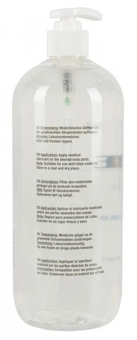 Гель-смазка на водной основе JUSTGLIDE - 1000 мл. - Orion - купить с доставкой в Челябинске