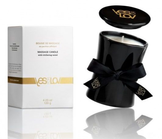 Массажная свеча Titillating Massage Candle - 120 мл. - YESforLOV - купить с доставкой в Челябинске