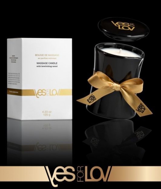 Массажная аромасвеча BEWITCHING MASSAGE CANDLE - 120 мл. - YESforLOV - купить с доставкой в Челябинске