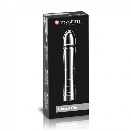 Фаллоимитатор для электростимуляции Glossy Glen Dildo - 14 см. - MyStim - купить с доставкой в Челябинске