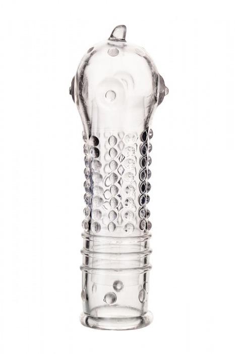 Прозрачная закрытая насадка на пенис TOYFA A-Toys - 14,7 см. - A-toys - в Челябинске купить с доставкой