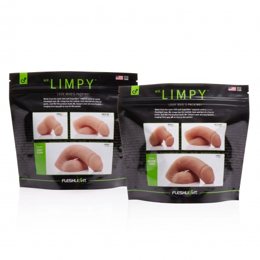 Мягкий имитатор пениса Fleshtone Limpy большого размера - 21,6 см. - Fleshlight - купить с доставкой в Челябинске