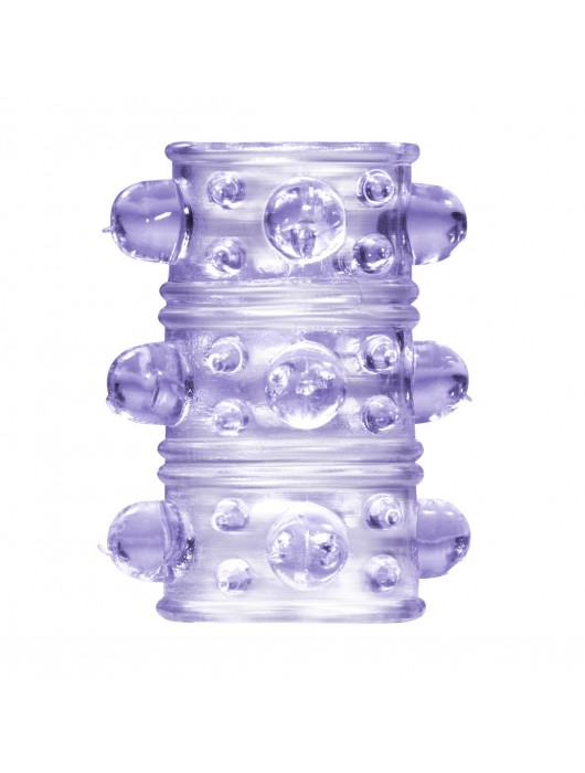 Фиолетовая насадка на пенис Rings Armour - Lola Games - в Челябинске купить с доставкой