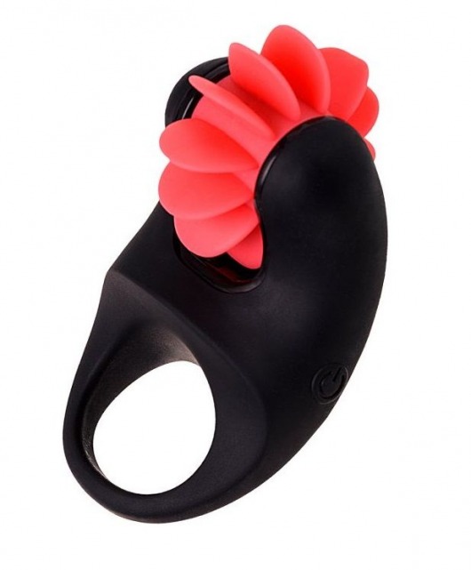 Чёрно-красное эрекционное виброкольцо Erotist - Erotist Adult Toys - в Челябинске купить с доставкой