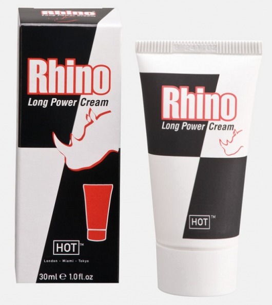 Крем-пролонгатор для мужчин Rhino - 30 мл. - HOT - купить с доставкой в Челябинске