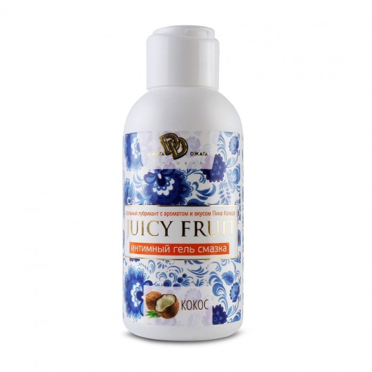 Интимный гель на водной основе JUICY FRUIT с ароматом кокоса - 100 мл. - БиоМед - купить с доставкой в Челябинске