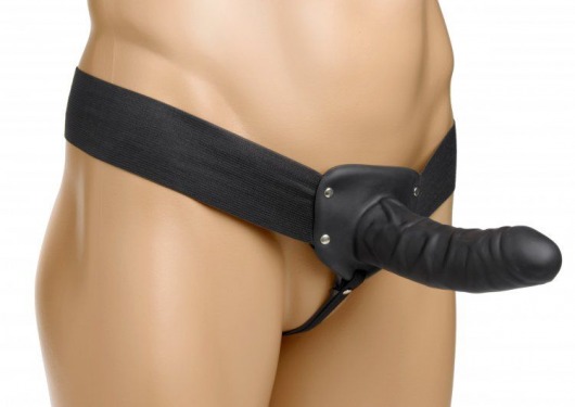 Полый страпон Erection Assist - 15,2 см. - XR Brands - купить с доставкой в Челябинске