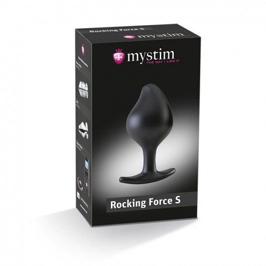 Анальная пробка Rocking Force S для электростимуляции - 9,5 см. - MyStim - купить с доставкой в Челябинске