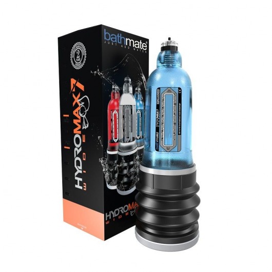 Синяя гидропомпа HydroMAX7 Wide Boy - Bathmate - в Челябинске купить с доставкой