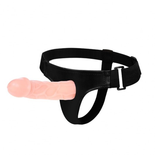 Телесный фаллоимитатор на трусиках Jessica Strap-On - 15,5 см. - Baile - купить с доставкой в Челябинске