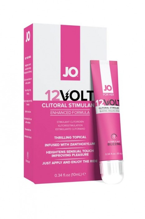 Возбуждающая сыворотка мощного действия JO Volt 12V - 10 мл. - System JO - купить с доставкой в Челябинске