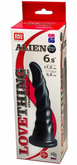 Насадка для трусиков харнесс Alien - 17,5 см. - LOVETOY (А-Полимер) - купить с доставкой в Челябинске