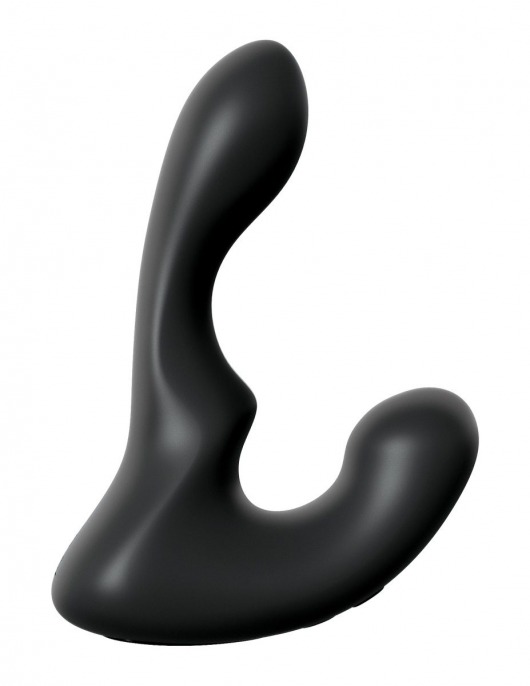Черный анальный вибростимулятор P-Spot Milker - 14 см. - Pipedream - в Челябинске купить с доставкой