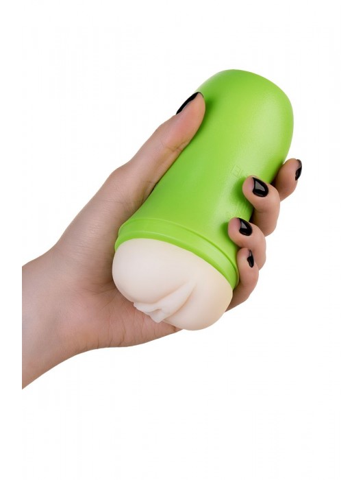 Мастурбатор-вагина A-Toys в зеленой колбе - A-toys - в Челябинске купить с доставкой
