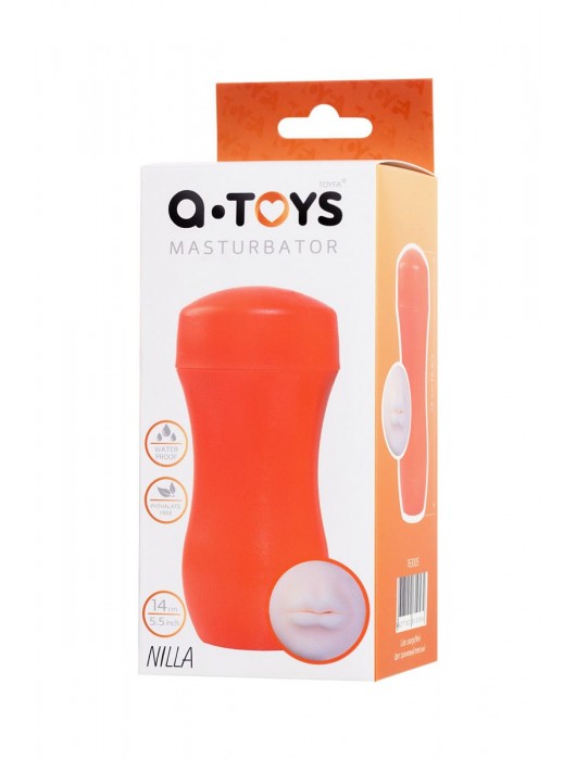 Мастурбатор-ротик A-Toys в оранжевой колбе - A-toys - в Челябинске купить с доставкой