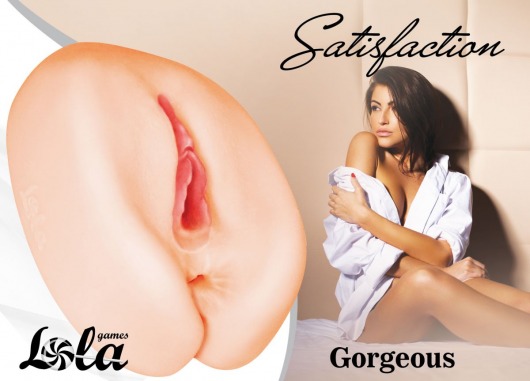 Мастурбатор с 2 тоннелями Satisfaction Gorgeous - Lola Games - в Челябинске купить с доставкой