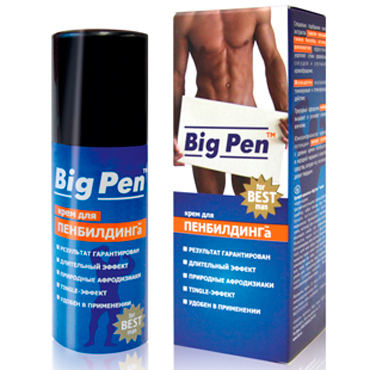 Крем Big Pen для увеличения полового члена - 50 гр. - Биоритм - в Челябинске купить с доставкой