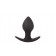 Чёрная анальная пробка с широким основанием Sex Expert - 8 см. - Sex Expert