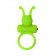 Зеленое эрекционное виброкольцо на пенис Cock Ring - A-toys - в Челябинске купить с доставкой