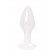 Белая акриловая анальная втулка - 9,5 см. - Toyfa Basic в Челябинске Белая акриловая анальная втулка - 9,5 см. - Toyfa Basic