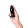 Черная стеклянная вибровтулка - 10,5 см. - Sexus