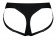 Черные трусики для насадок Heroine Lingerie Harness - size M - Strap-on-me - купить с доставкой в Челябинске