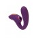 Фиолетовый вибромассажер с клиторальной стимуляцией Megam - ToyFa купить в Челябинске с доставкой в Orgasmix.ru Фиолетовый вибромассажер с клиторальной стимуляцией Megam - ToyFa