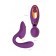 Фиолетовый вибромассажер с клиторальной стимуляцией Megam - ToyFa купить в Челябинске с доставкой в Orgasmix.ru Фиолетовый вибромассажер с клиторальной стимуляцией Megam - ToyFa