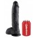 Реалистичный чёрный фаллоимитатор-гигант 10 Cock with Balls - 25,4 см. - Pipedream купить с доставкой в интернет-магазине Orgasmix в Челябинске Реалистичный чёрный фаллоимитатор-гигант 10 Cock with Balls - 25,4 см. - Pipedream