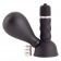Черный вибратор с грушей на сосок - ToyFa в Челябинске Черный вибратор с грушей на сосок - ToyFa