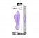 Сиреневый вибратор с клиторальным отростком Canrol - 17,1 см. - Baile купить в Челябинске с доставкой в Orgasmix.ru Сиреневый вибратор с клиторальным отростком Canrol - 17,1 см. - Baile