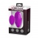 Лиловое виброяйцо с удобным пультом управления вибрацией - Baile в Челябинске Лиловое виброяйцо с удобным пультом управления вибрацией - Baile