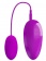 Лиловое виброяйцо с удобным пультом управления вибрацией - Baile в Челябинске Лиловое виброяйцо с удобным пультом управления вибрацией - Baile